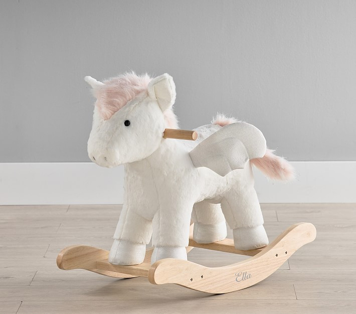 Pegasus Plush Nursery Rocker | Pottery Barn (US)