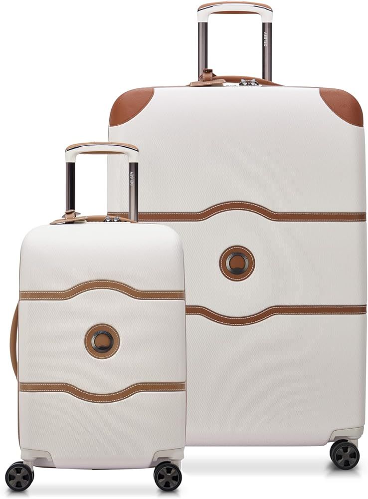 DELSEY Paris Chatelet Air 2.0 Hardside Luggage with Spinner Wheels, Angora, 2 Piece Set (19/28) | Amazon (US)