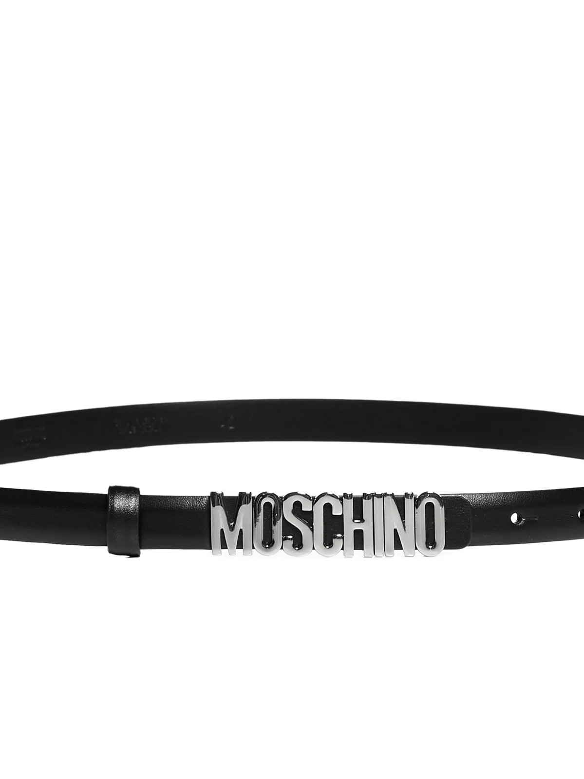 Moschino Logo-Plaque Belt | Cettire Global
