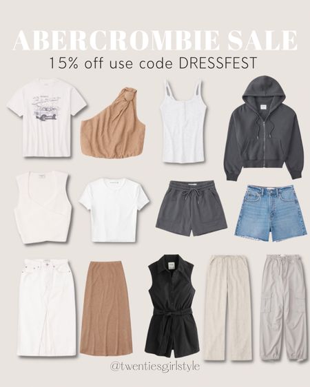 Abercrombie sale 15% off code DRESSFEST 🙌🏻🙌🏻

#LTKunder100 #LTKstyletip #LTKsalealert