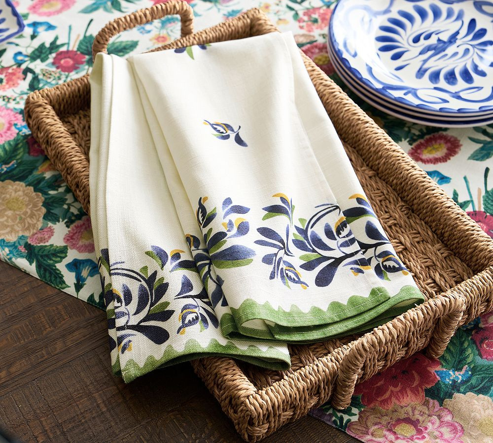 Puebla Multi Cotton Tea Towels - Set of 2 | Pottery Barn (US)