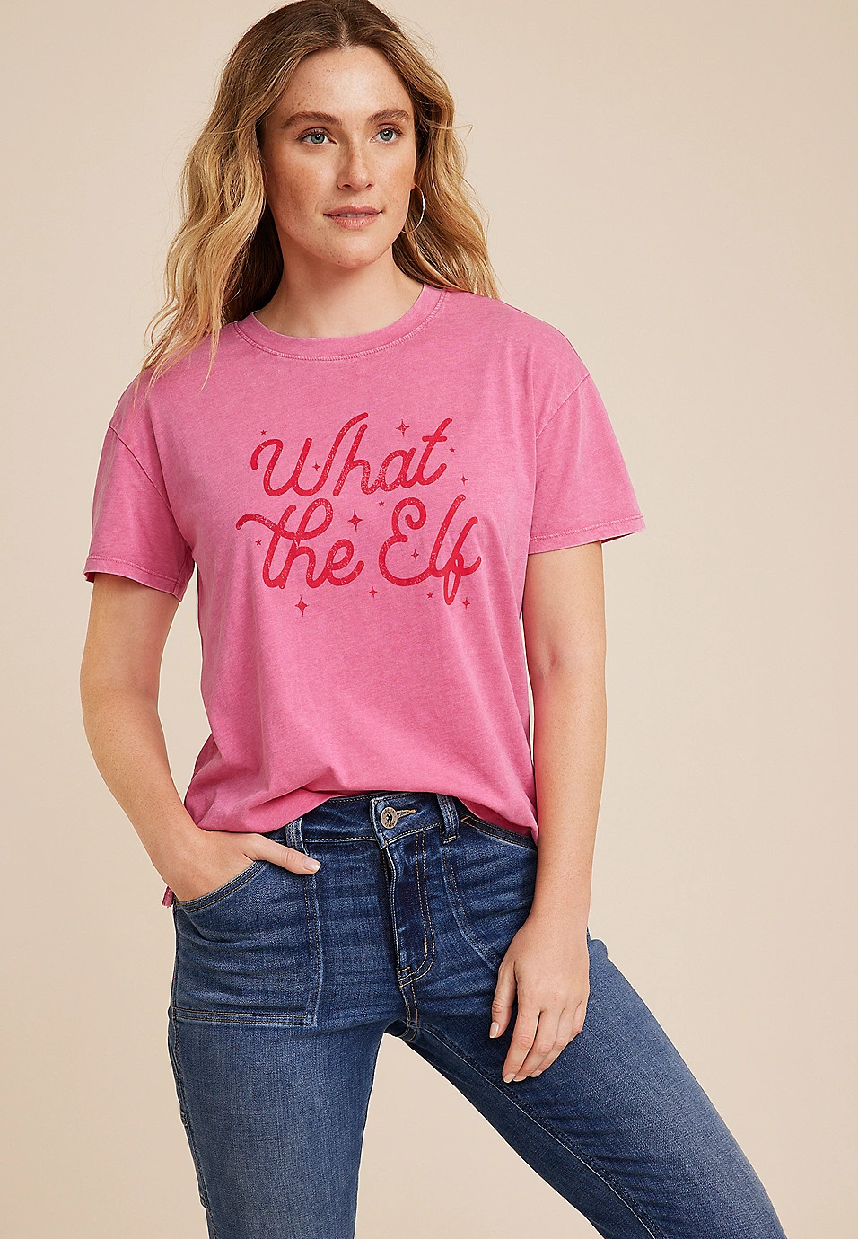 What The Elf Graphic Tee | Maurices