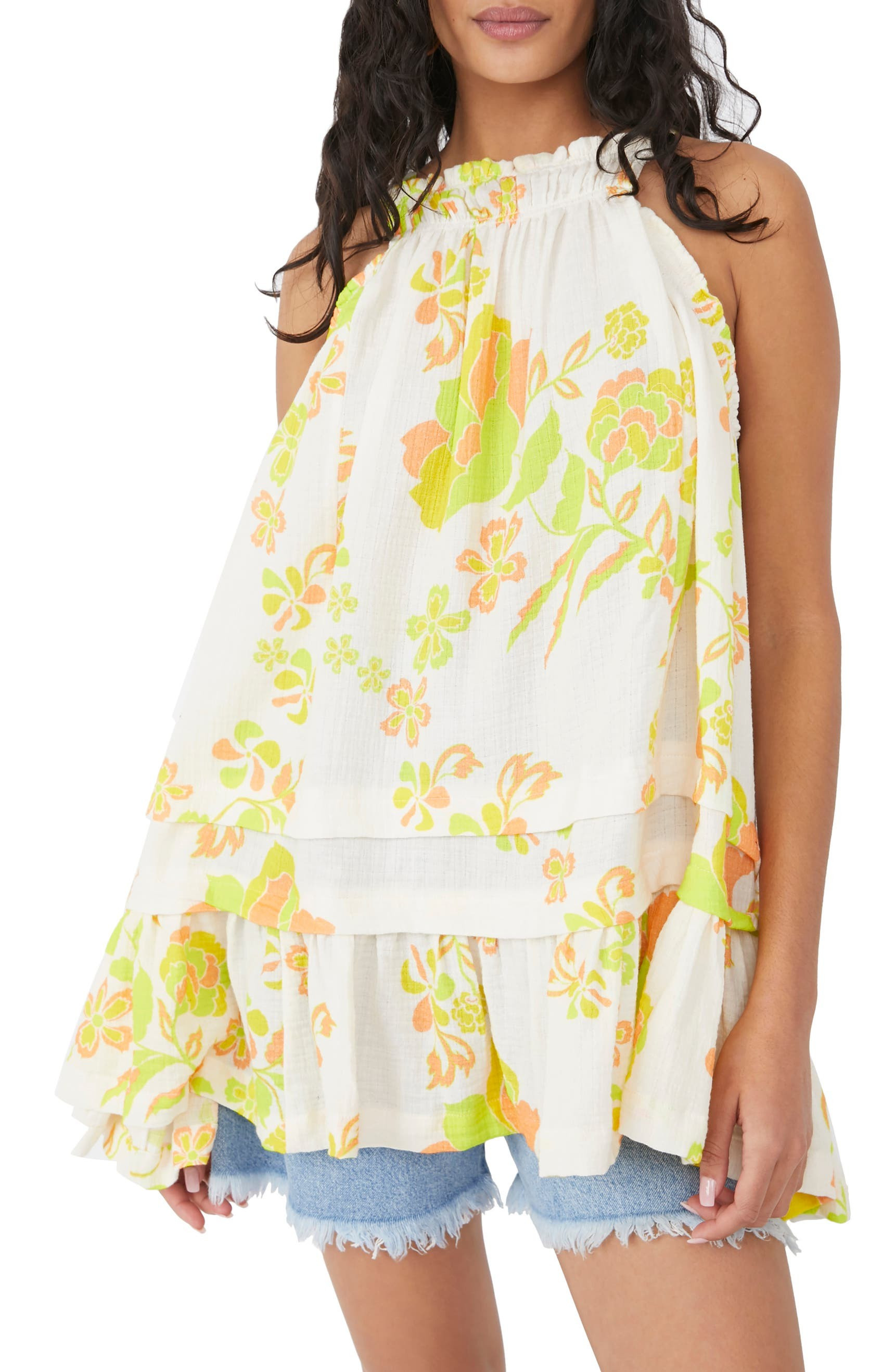 Fleur Print Tunic Top | Nordstrom