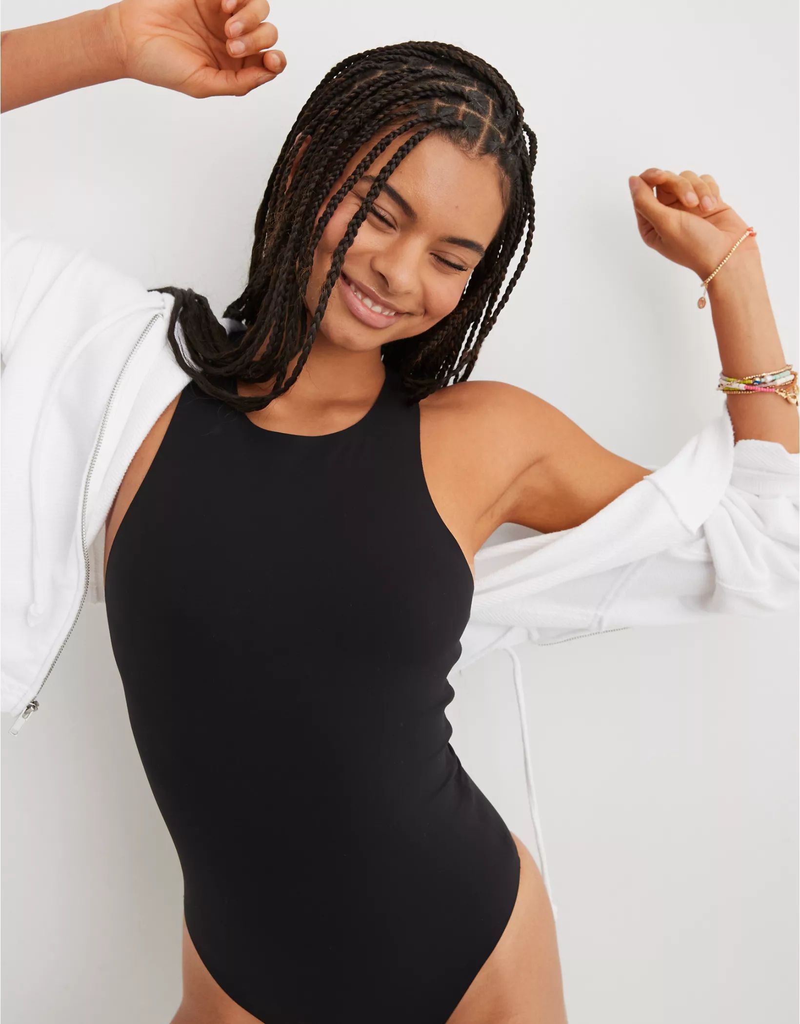 SMOOTHEZ Racerback Bodysuit | American Eagle Outfitters (US & CA)