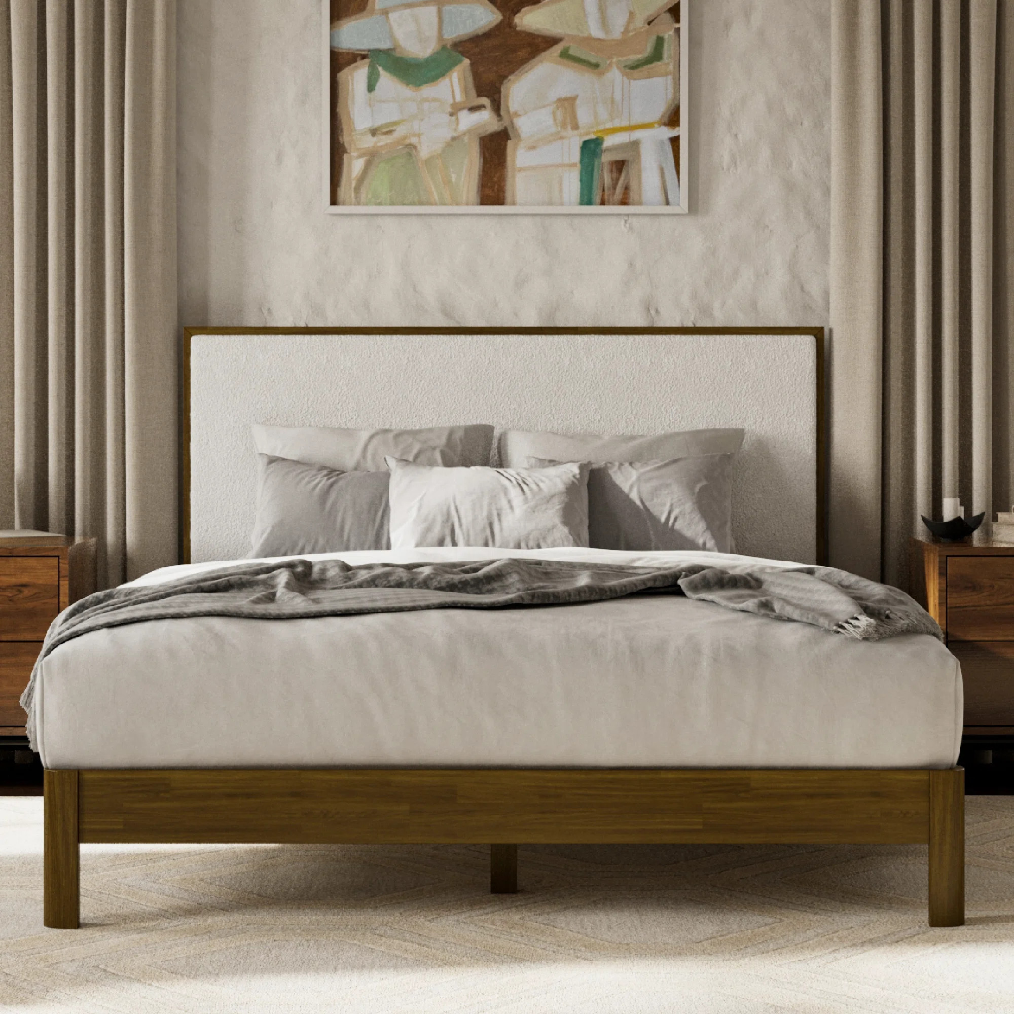 Latitude Run® Solid Wood Platform Bed & Reviews | Wayfair | Wayfair North America