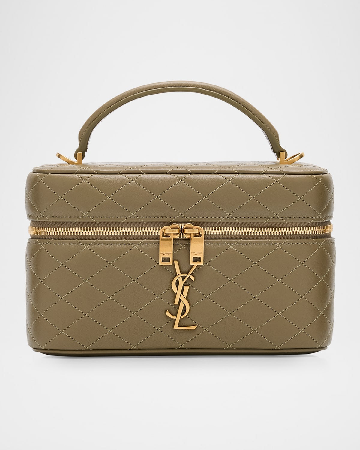 Gaby Vanity Quilted Leather Bag | Neiman Marcus