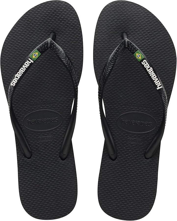 Havaianas - Slim Brasil Logo, Comfortable, Durable, and Lightweight Flip-Flops, Tribute to Brazil... | Amazon (UK)