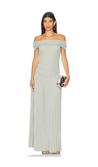 Field Of Dreams Maxi Dress in Light Sage | Revolve Clothing (Global)