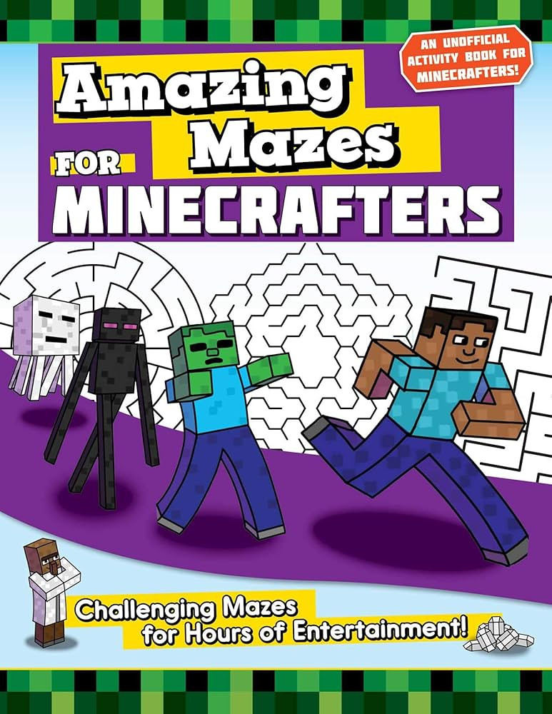 Amazing Mazes for Minecrafters: Challenging Mazes for Hours of Entertainment! (Activities for Min... | Amazon (US)