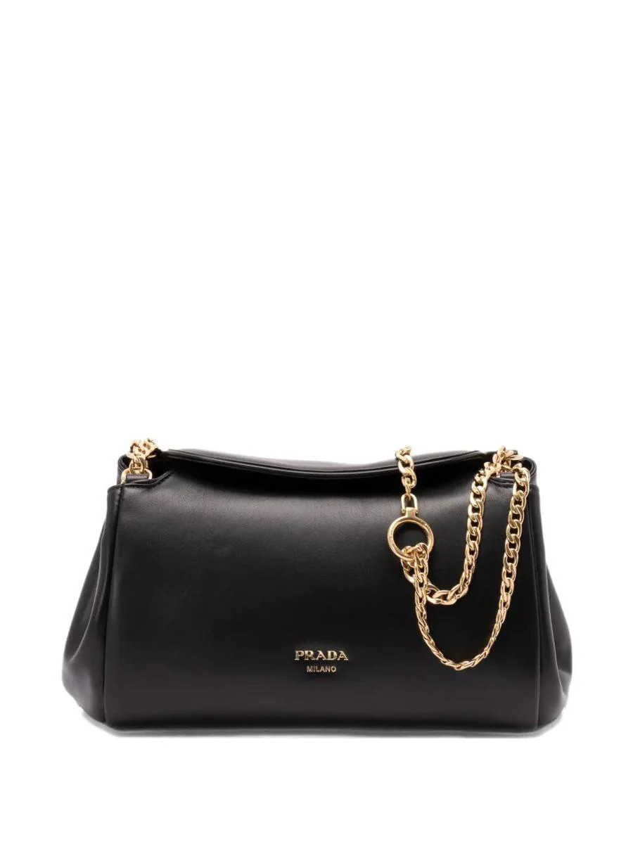 Prada Tumulte Small Chain-Strap Leather Shoulder Bags | Baltini