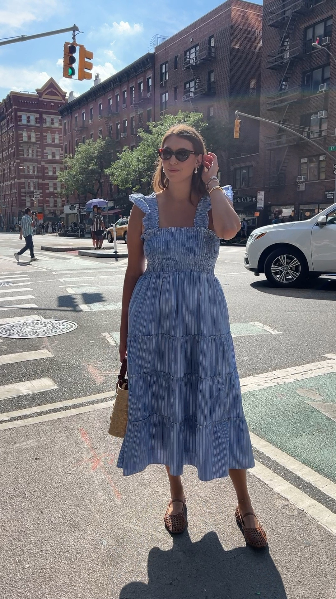 nyc summer outfit ☀️

blue midi dress, summer vacation outfit, european summer style, nyc outfit inspo, feminine summer dress, coastal chic style, vacation dinner outfit, striped dress outfit, classy summer fashion, woven tote bag, effortless summer style, casual chic outfit, old navy dress, summer city style, elevated everyday outfits

#LTKTravel #LTKMidsize #LTKSeasonal