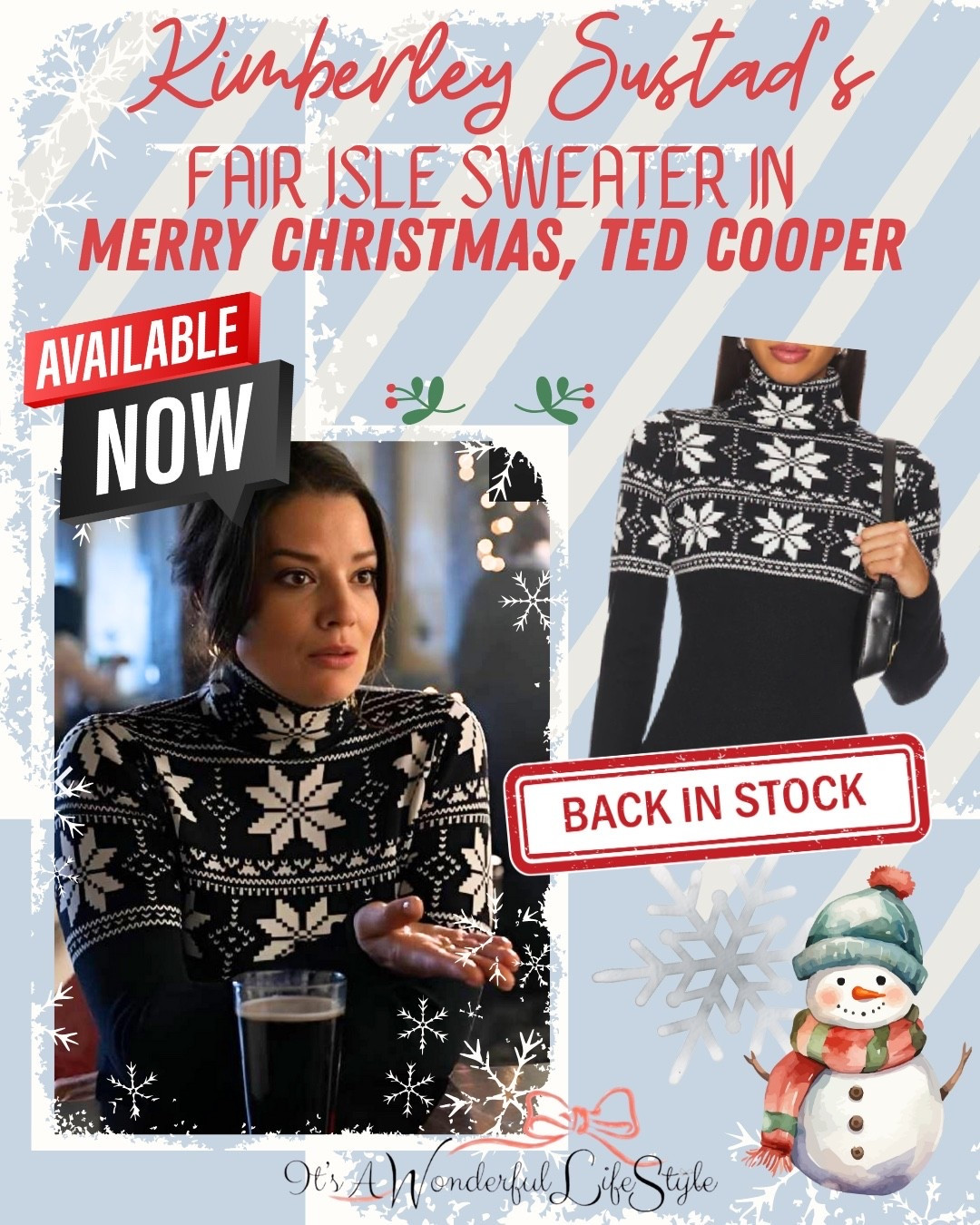 Good news for everyone who loved Kimberley’s ski pullover … it is **BACK IN STOCK IN ALL SIZES** !!!No more flurries of sold-out sadness! ❄️

It’s snow stylish, cozy, and perfect for chilly days, cocoa breaks, and couch-side “skiing.” Grab it before it melts away again! 


#LTKSeasonal #LTKGiftGuide #LTKHoliday