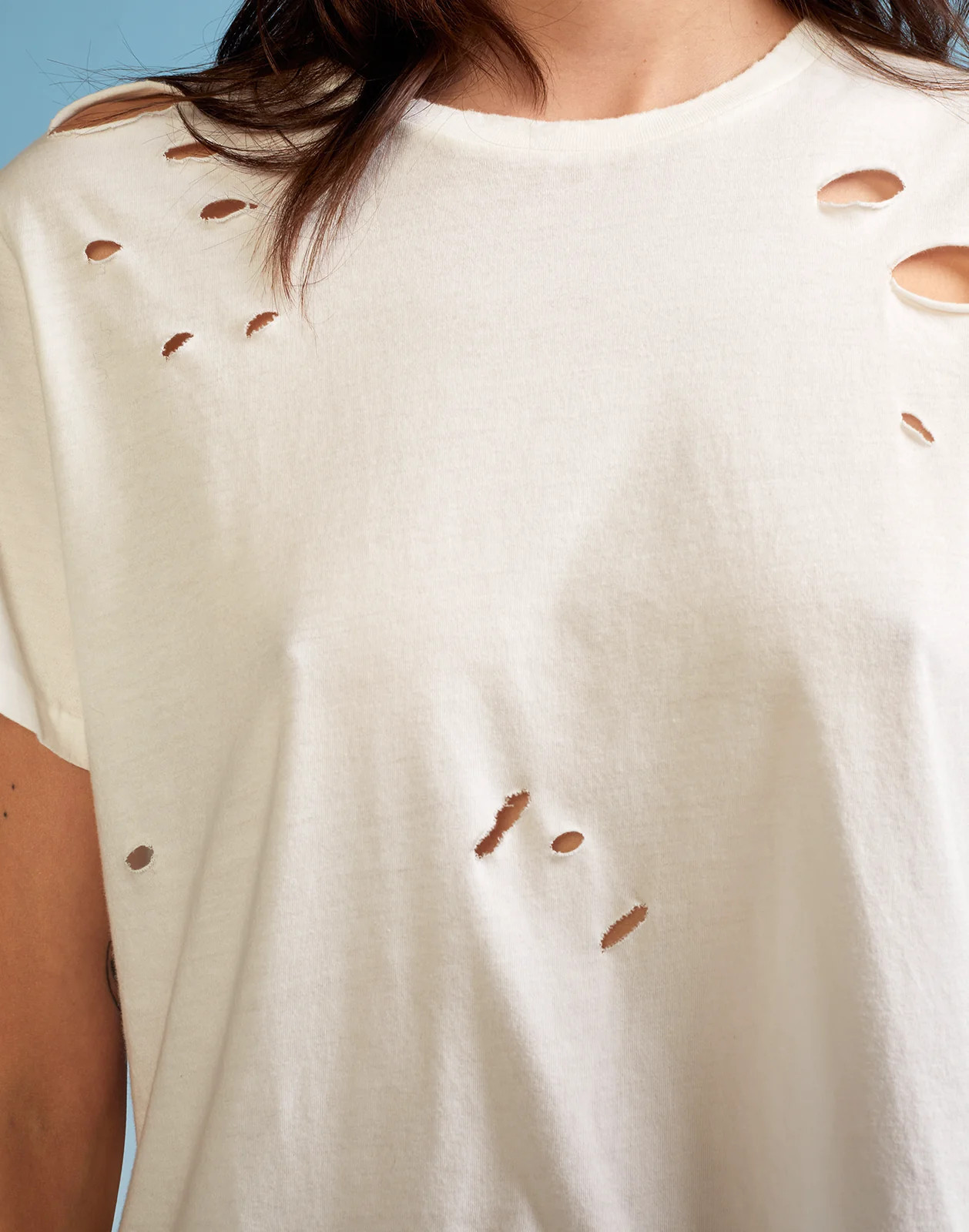 Distressed Tee | Cynthia Rowley