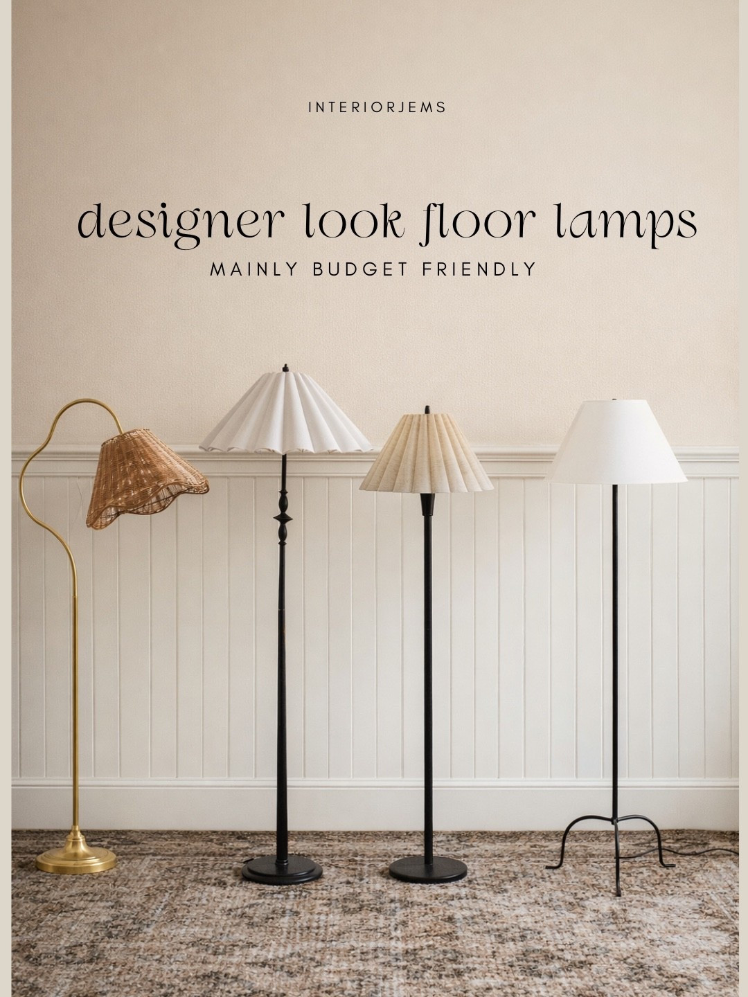 A mix of affordable and high-end lamps floor lamps for your living room or bedroom or reading, nook, designer floor, lamps, Wayfair floor lamp, Walmart, target

#LTKHome #LTKSaleAlert