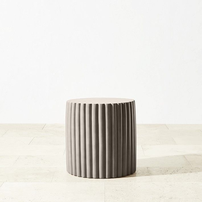 Tropea Fluted Accent Table | Williams-Sonoma