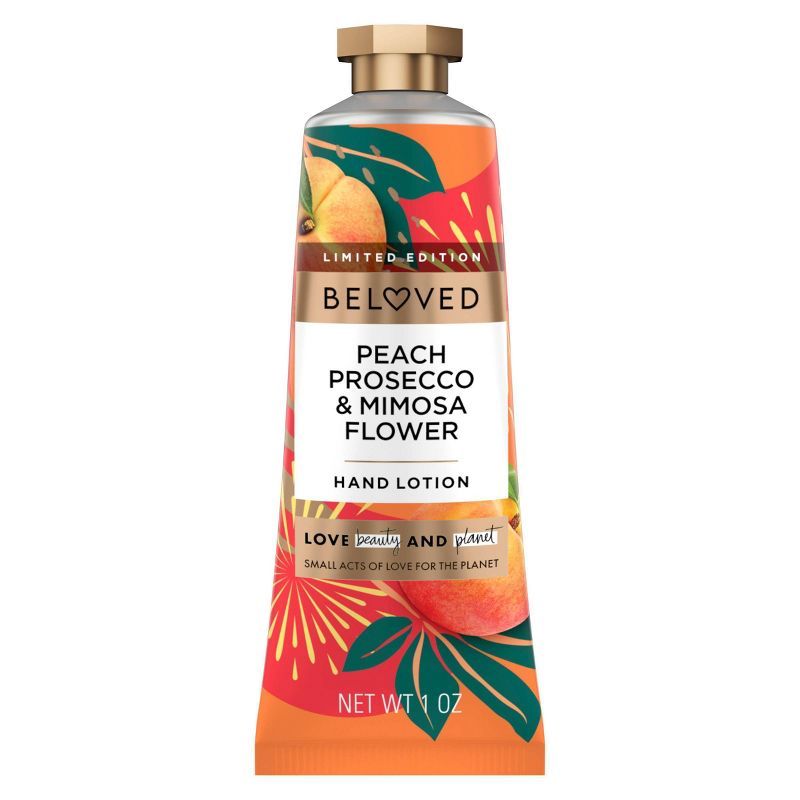 Beloved Hand Lotion - Peach Prosecco & Mimosa Flower - 1oz | Target