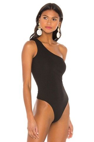 Show Me Your Mumu Uno Bodysuit in Black from Revolve.com | Revolve Clothing (Global)