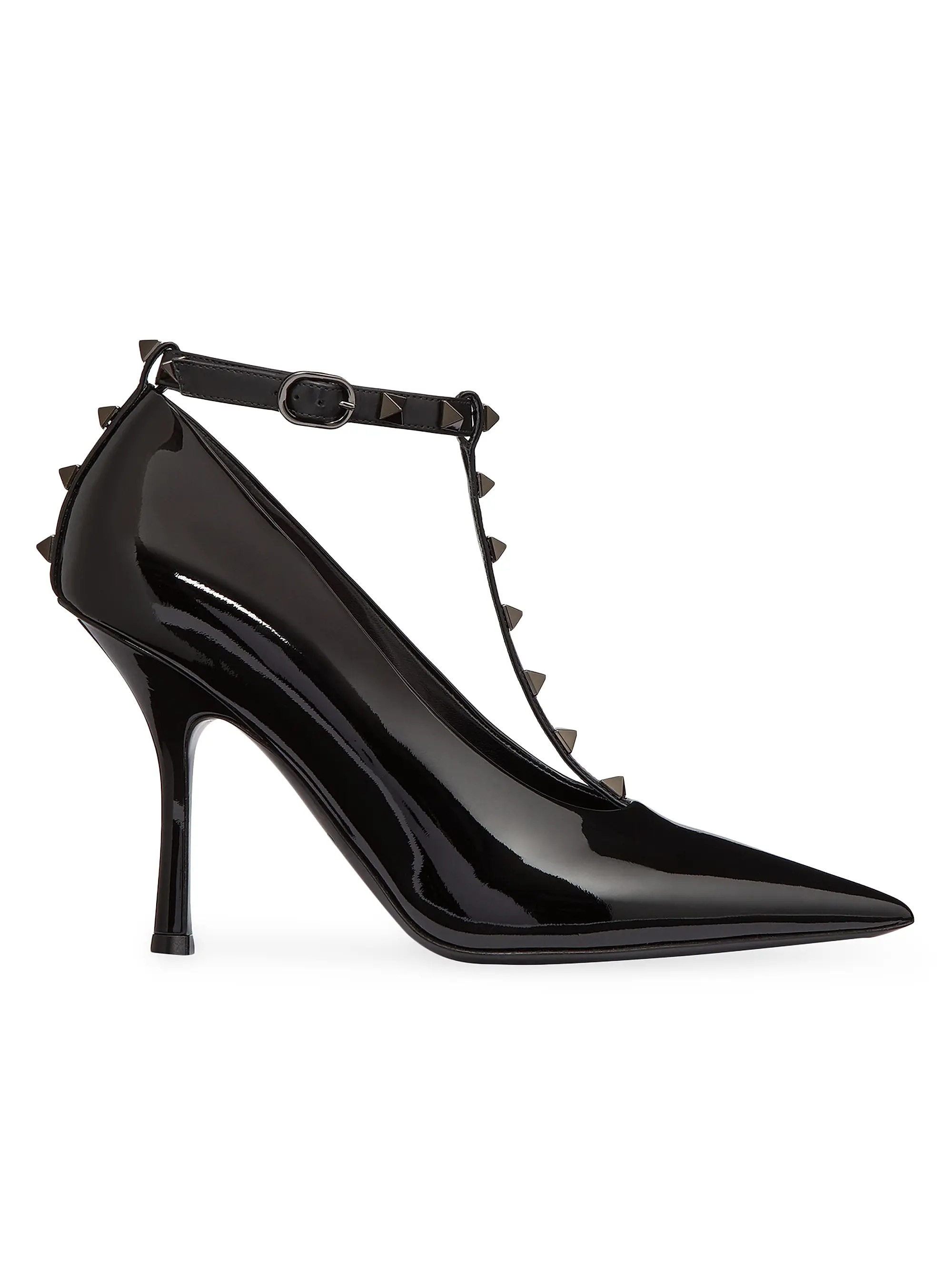 Rockstud Patent Leather Pumps With Matching Studs 100mm | Saks Fifth Avenue
