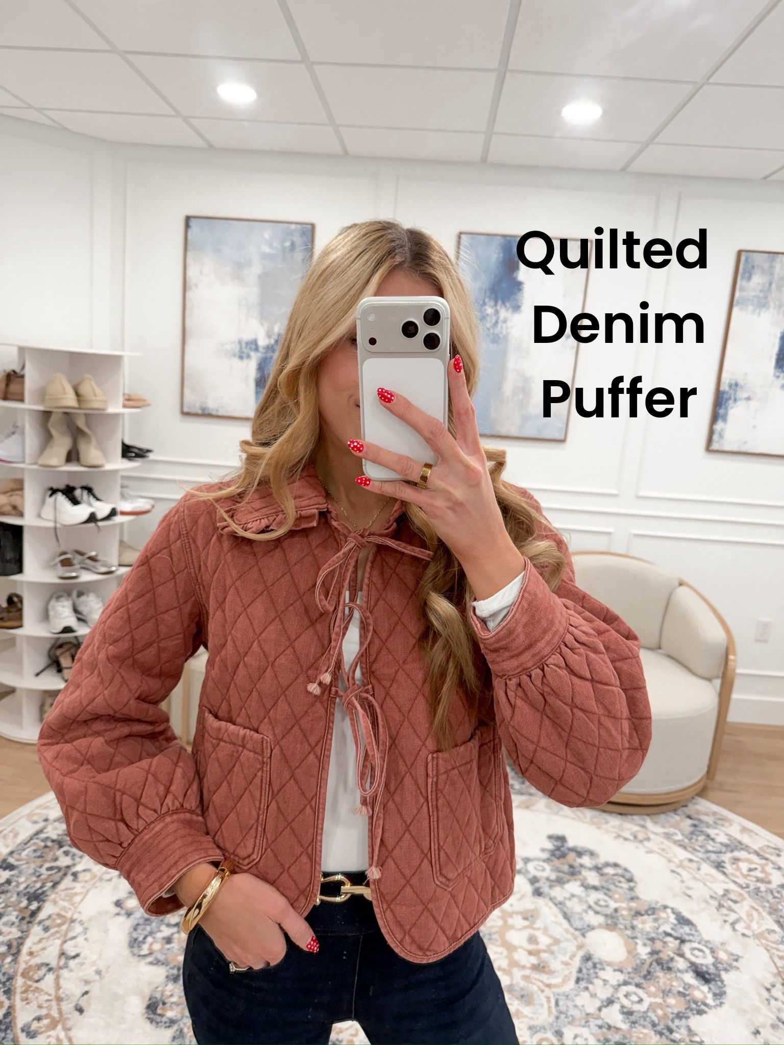 This quilted jacket is such a good layering piece for winter — lightweight but warm, and the color is even better in person. Love the tie-front detail and relaxed fit. I’m wearing a small and still have room for layering underneath!

#LTKSeasonal #LTKTall #LTKFindsUnder100