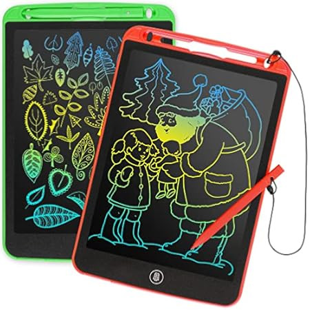 2 Pack LCD Writing Tablet for Kids - 8.5inch Doodle Scribbler Board Colorful Screen Drawing Pad Lear | Amazon (US)