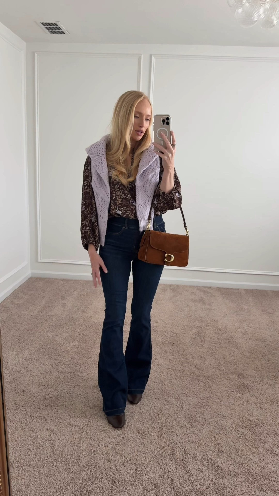 These flare jeans are on sale for $79!! They’re my go to for fall and winter date nights. I’m wearing a size small 

#LTKSeasonal #LTKSaleAlert