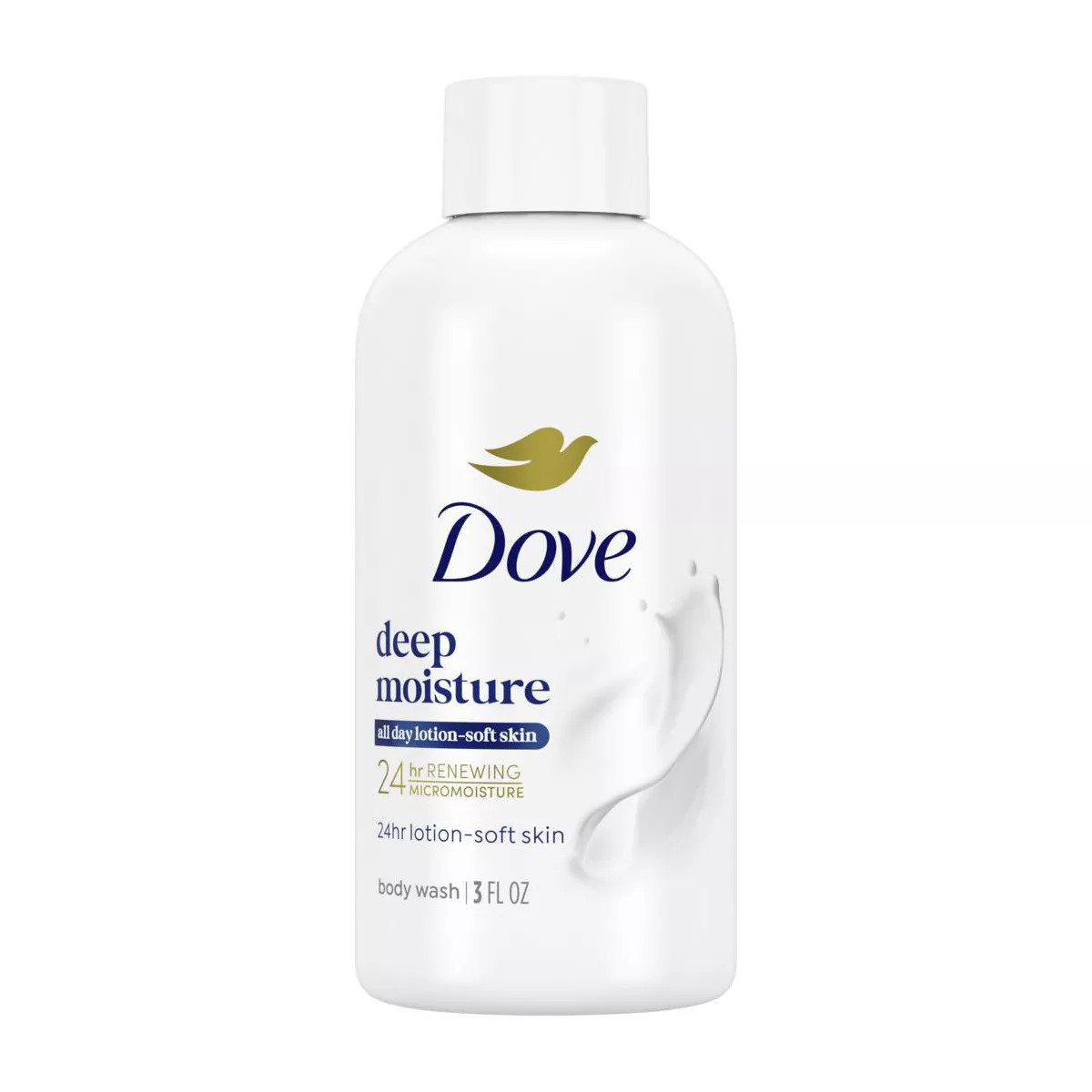 Dove Deep Moisture Body Wash 24hr Lotion-Soft Skin - Trial Size - 3 fl oz | Target