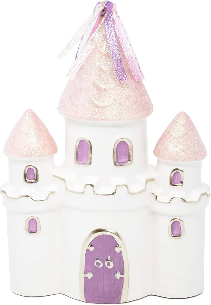 Hapinest Ceramic Princess Castle Piggy Bank for Girls | Amazon (US)