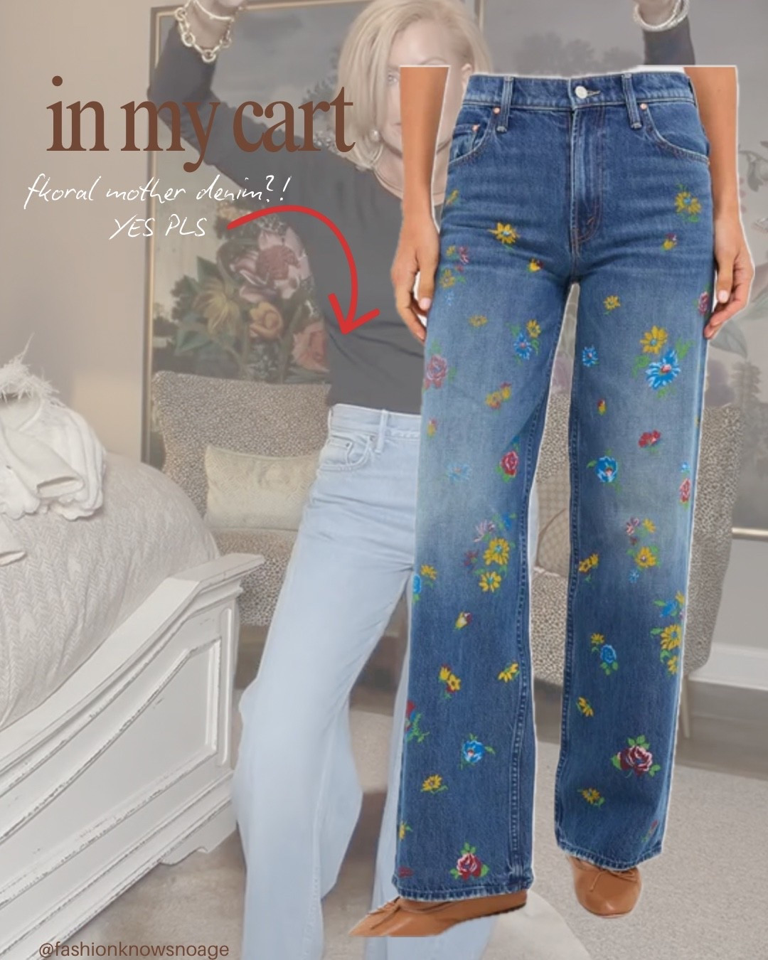 obsessed is an understatement 🌸
Mother denim does it again😍

Denim
Jeans
Flowers
Cute
Pants

#LTKValentine #LTKgrwm #LTKOver40