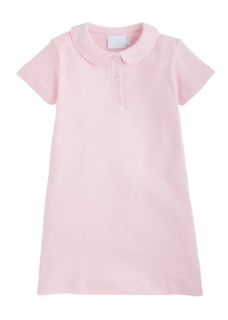 Little Polo Dress - Light Pink | Little English