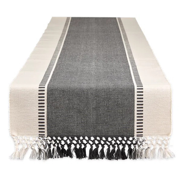 Kizer Striped 100% Cotton Table Runner | Wayfair North America