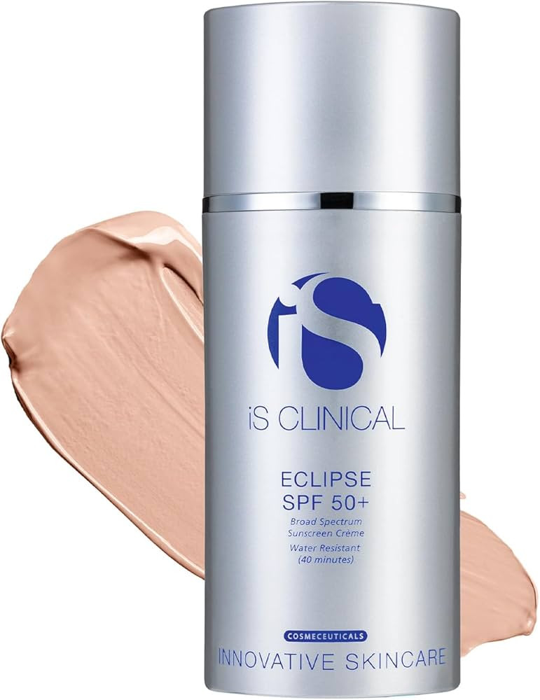 iS CLINICAL Eclipse SPF 50+ Sunscreen, Zinc Oxide tinted sunscreen, ultra sheer non-greasy matte ... | Amazon (US)