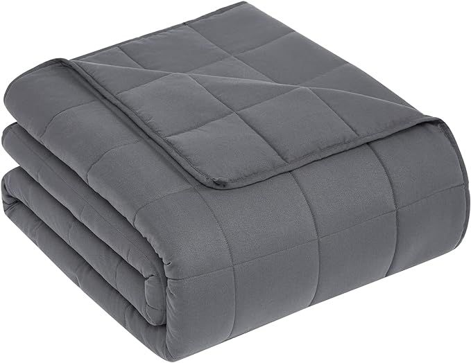 CuteKing Weighted Blanket for Adults(12lbs, 48"x72", Full, Grey) Heavy Blanket for 110-130lbs, We... | Amazon (US)