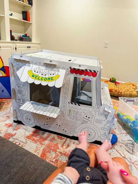 Cute cardboard ice cream truck for coloring 🥰 perfect for rainy days 

#LTKfindsunder50 #LTKfamily #LTKkids