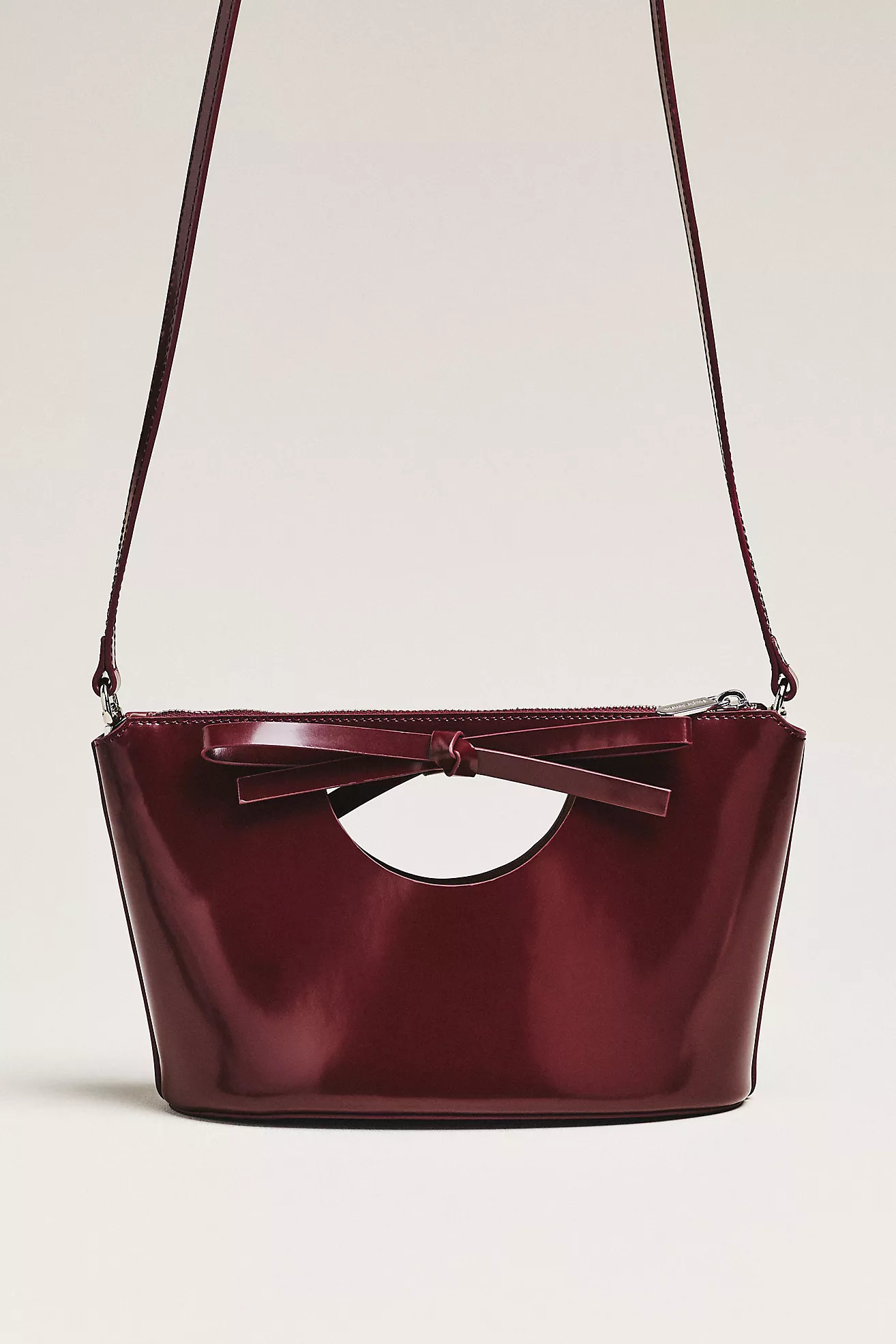 Studio Amelia Sofia Leather Bow Clutch | Anthropologie (US)