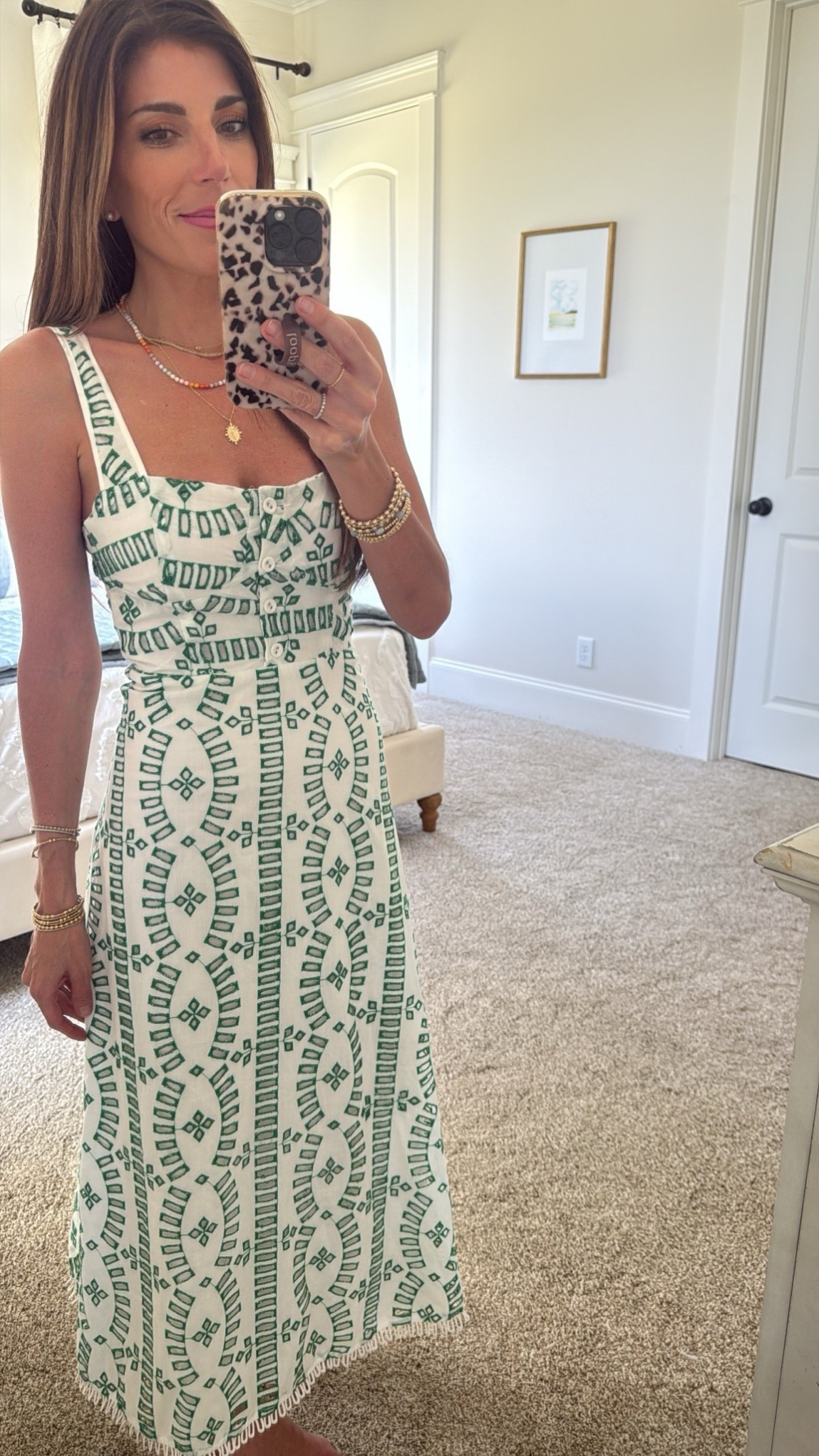 Love the embroidery detail on this dress. Such a beautiful and flattering fit! Hits me right at my ankle. I am 5’1 for reference wearing size XS.

#LTKootd #LTKPetite #LTKgrwm