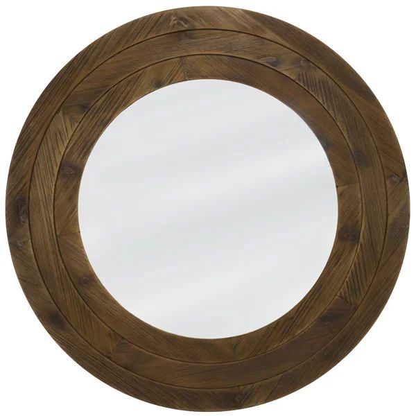Decorative Rustic Wall-Mounted Accent Mirror | Wayfair North America