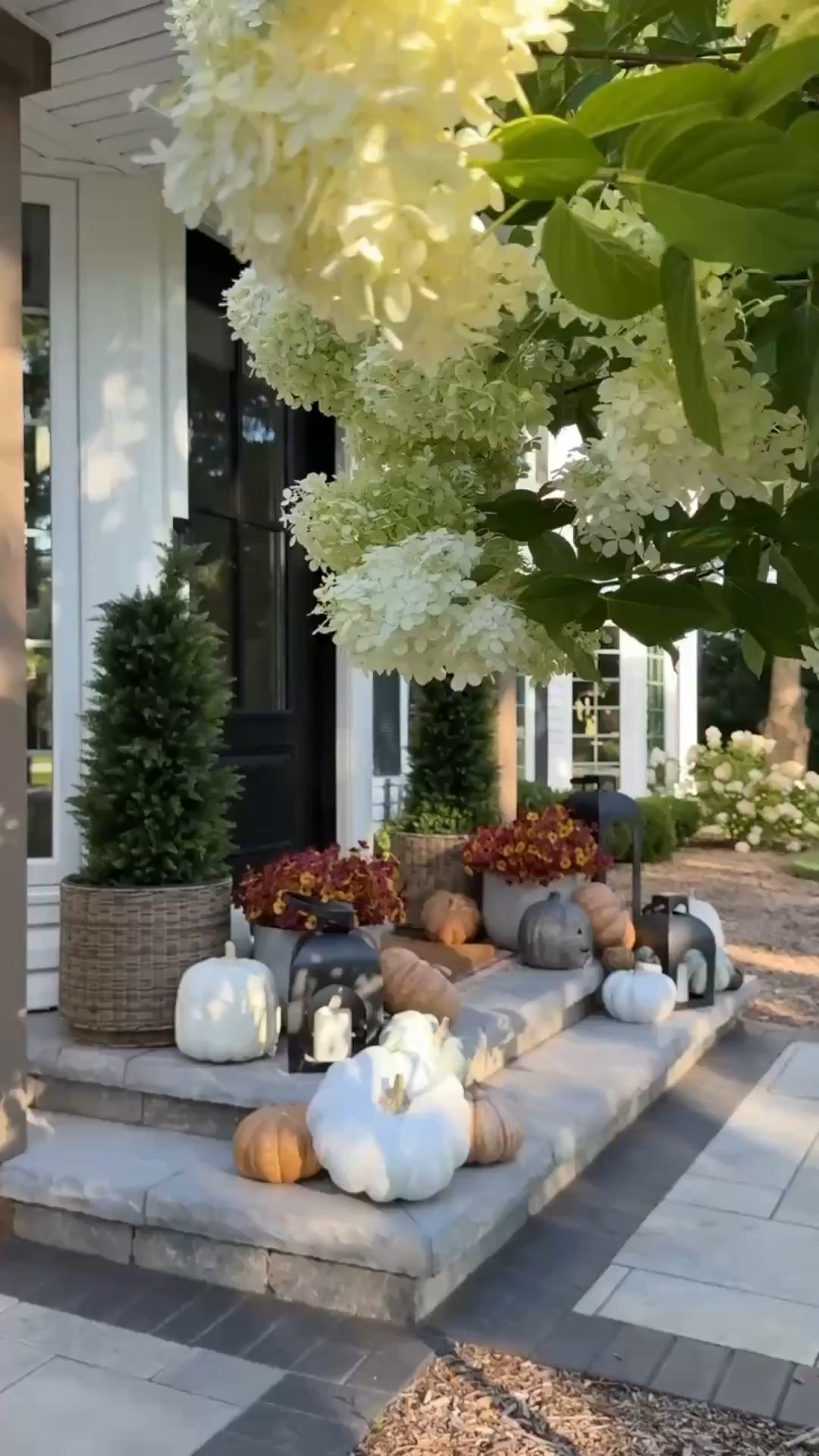 Oh how I love this view! An early fall front porch styling, but I couldn’t help but add my favorite faux pumpkins and florals. 

#LTKSeasonal #LTKStyleTip #LTKHome