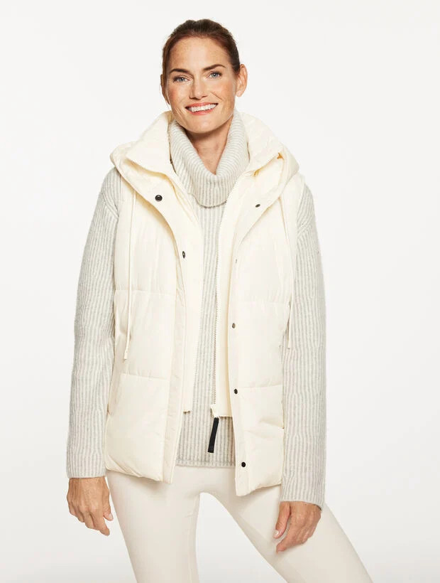 Hooded Puffer Vest | Talbots