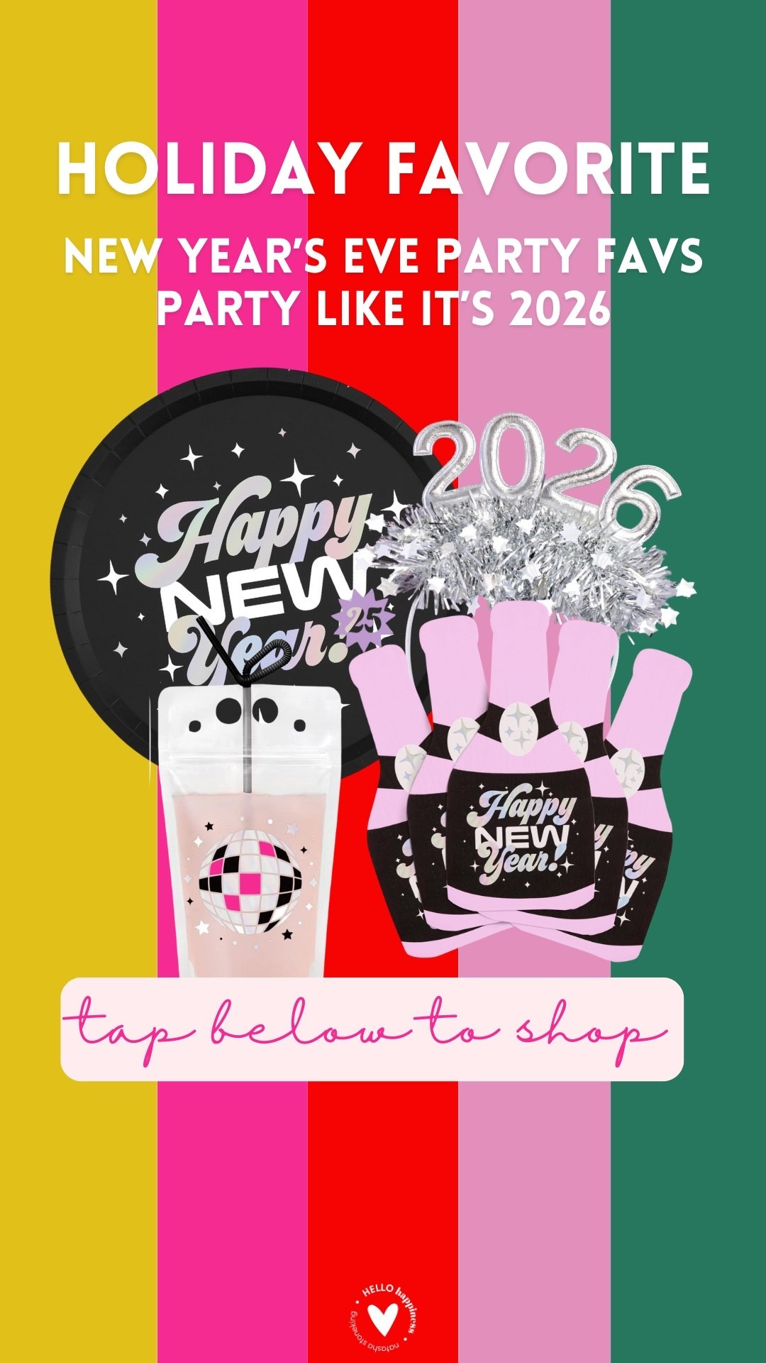 happy new year party flair! 

#LTKSeasonal #LTKHoliday #LTKFindsUnder50