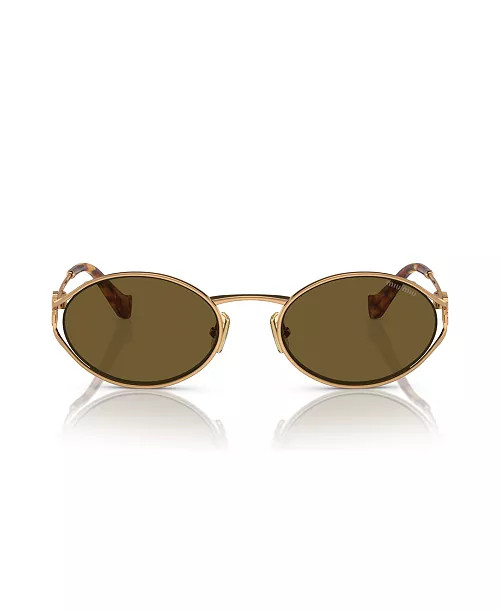 Women's Oval Metal Sunglasses, MU52YS | Macy's
