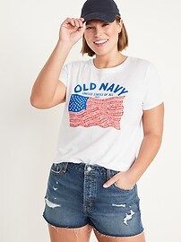 2022 &#x22;United States of All&#x22; Flag Graphic T-Shirt for Women | Old Navy (US)