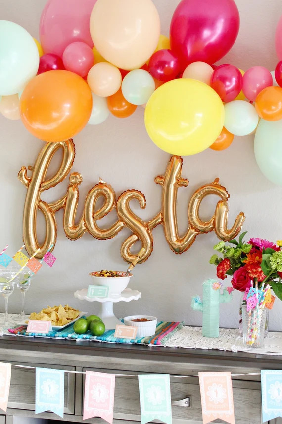 Balloon Garland Fiesta DIY Balloon Garland Kit Final Taco Bout | Etsy | Etsy (US)