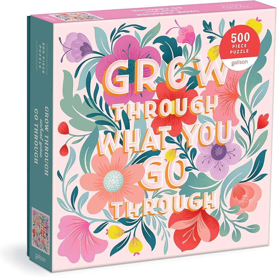 Galison Grow Through What You Go Through 500 Piece Puzzle from Galison - Fun and Unique 500 Piece... | Amazon (US)