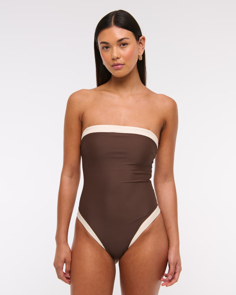 A&F Marina One-Piece Swimsuit | Abercrombie & Fitch (US)