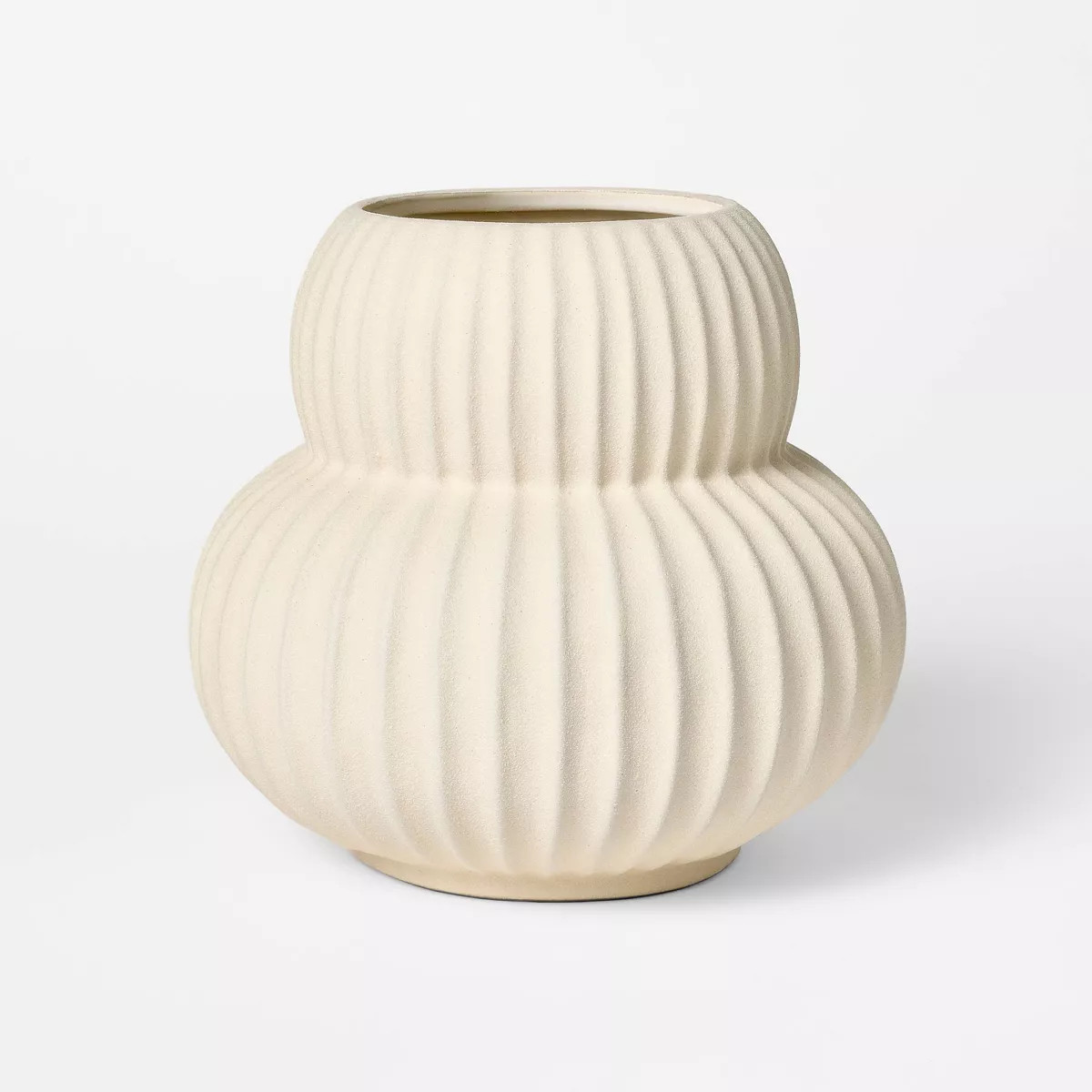 Ceramic Sandy Glaze Vase - Threshold™ designed with Studio McGee: Hand Wash, Tabletop Decor, Bo... | Target