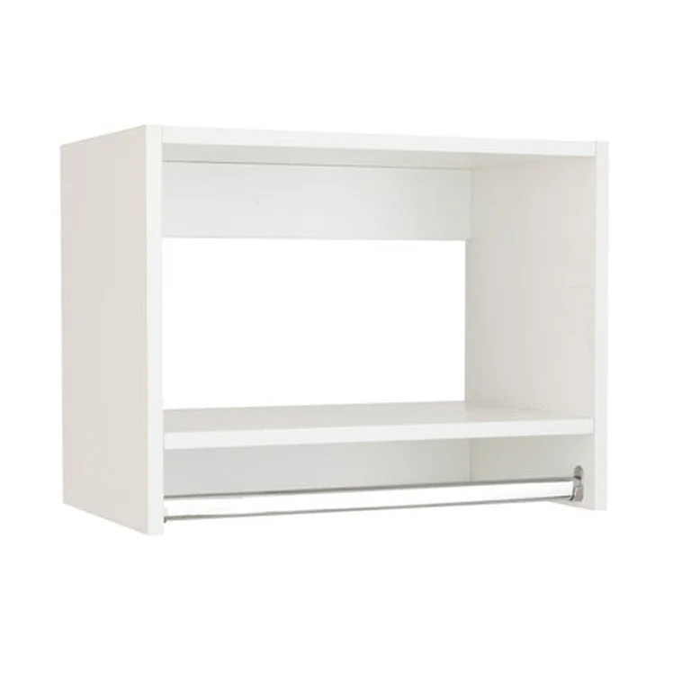 Modular Closets Vista Collection Tall Hanging Wood Closet Organizer Unit (White, 18" Wide) | Walmart (US)