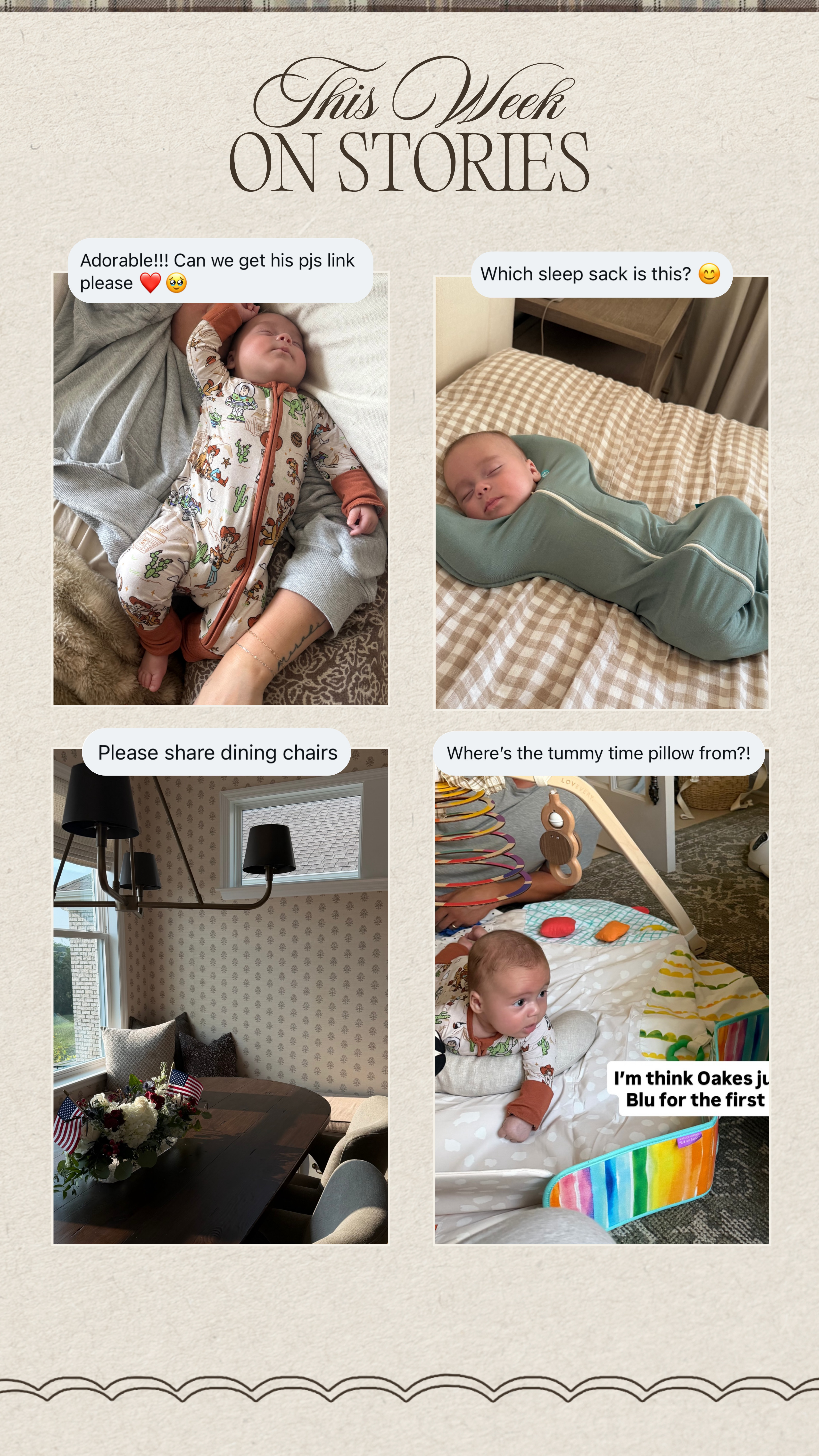 Most common dms this week!!! Wallpaper is the blush color

#LTKmomlife #LTKBaby
