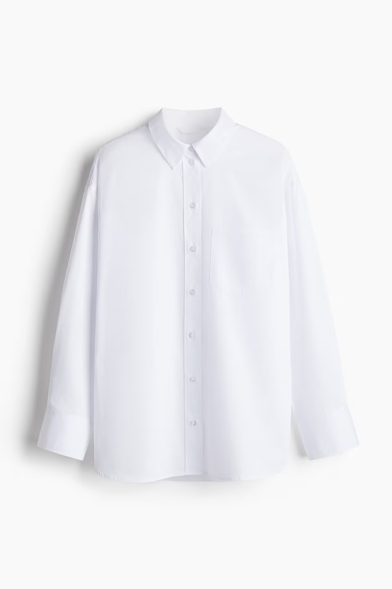 Loose-fit cotton shirt | H&M (UK, MY, IN, SG, PH, TW, HK)