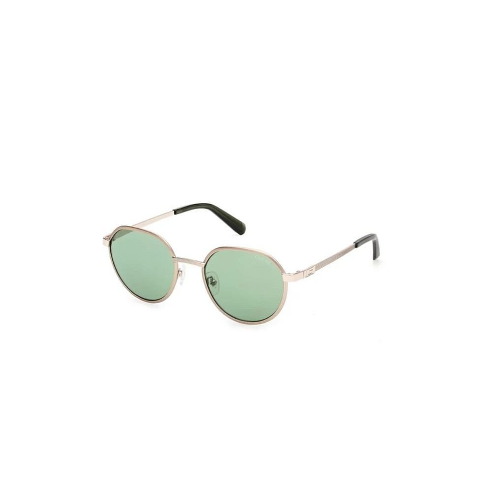 Guess, Sunglasses, male, Yellow, 51 MM, Round Metal Sunglasses | Miinto UK Ltd
