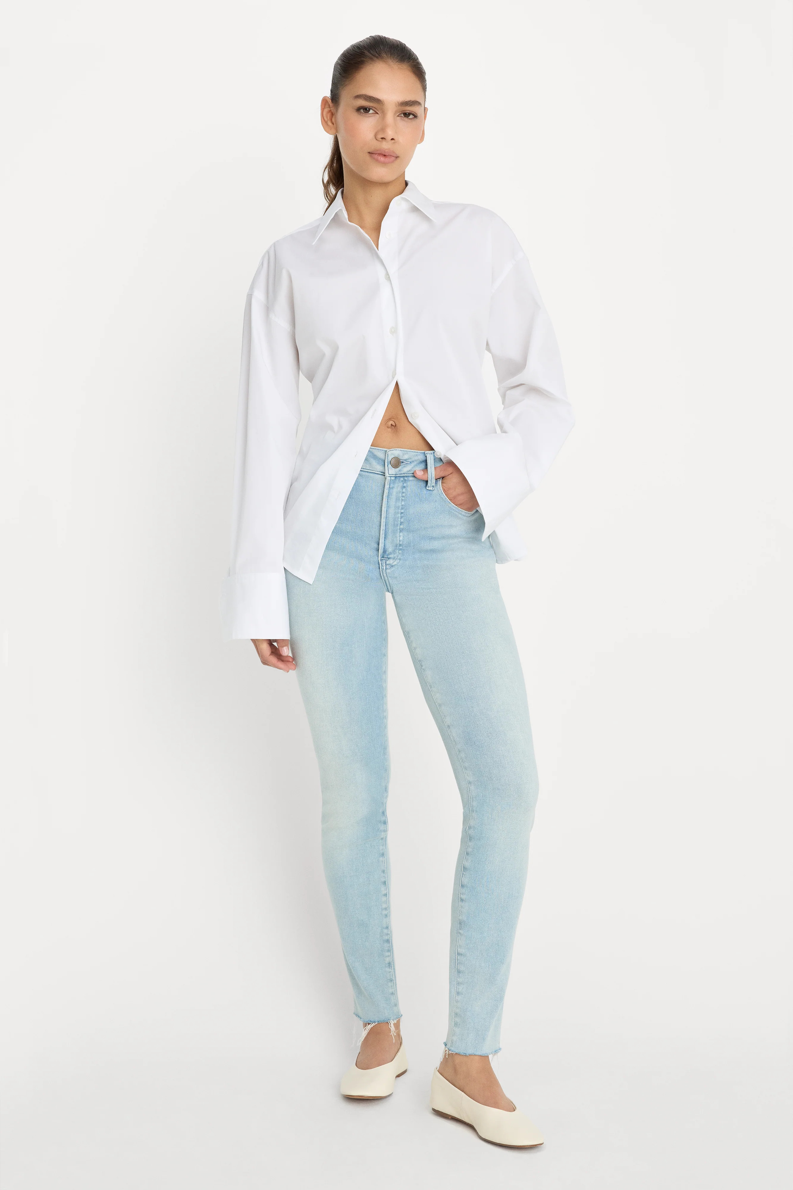 SOFT TECH GOOD LEGS SKINNY JEANS | INDIGO1129 - GOOD AMERICAN | Good American